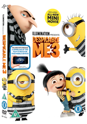 Win Despicable Me 3 on DVD | Primary Times