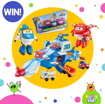 Win a Super Wings toy bundle from Tiny Pop