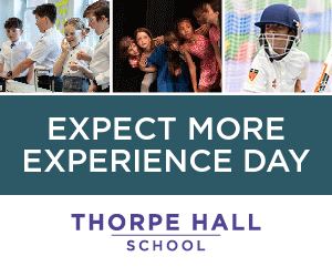 Advert: https://www.thorpehall.southend.sch.uk/admissions/experienceday/?utm_source=PrimaryTimes&utm_medium=MPU&utm_campaign=ExpectMoreExpDay24