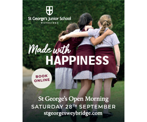 Advert: https://www.stgeorgesweybridge.com