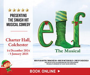 Advert: https://colchester-events.co.uk/event/elf-the-musical/