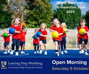 Advert: https://www.lancingcollege.co.uk/prep-worthing/visit-lancing-prep-worthing-2024