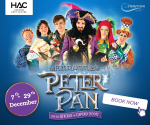 Advert: https://harrowarts.com/whats-on/event/the-pantomime-adventures-of-peter-pan