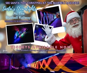 Advert: https://www.bluebell-railway.com/special/santas-steamlights/