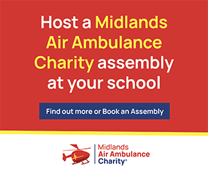 Advert: https://www.midlandsairambulance.com/education/information-for-schools-and-colleges/