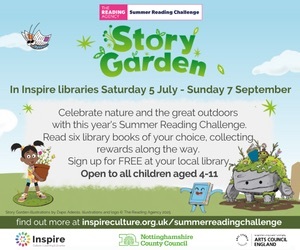 Advert: https://www.inspireculture.org.uk/reading-information/childrens-library/summer-reading-challenge/