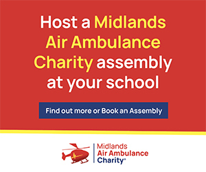 Advert: https://www.midlandsairambulance.com/education/information-for-schools-and-colleges/