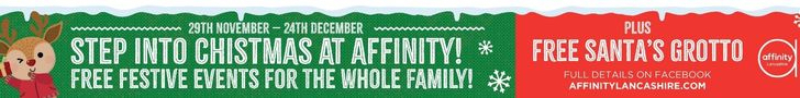 Advert: https://affinitylancashire.com/step-into-christmas-at-affinity/