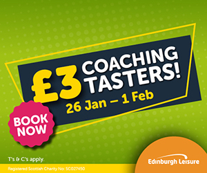 Advert: https://www.edinburghleisure.co.uk/coaching-tasters/