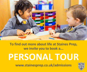 Advert: https://www.stainesprep.co.uk/admissions/