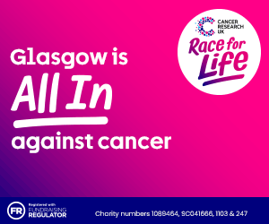 Advert: https://raceforlife.cancerresearchuk.org/find-an-event?q=glasgow%2C+UK&size=n_20_n&utm_source=primarytimes&utm_medium=cpm/display&utm_campaign=rmrfl2026mar_glasgow&utm_content=primarytimes