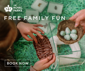 Advert: https://www.royalparks.org.uk/whats-on?park[3011]=3011&park[3016]=3016&park[3001]=3001&tags[1771]=1771&utm_source=print&utm_medium=mpu_banner&utm_campaign=april_primary_times