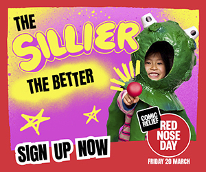 Advert: https://www.comicrelief.com/rednoseday/register/?utm_source=website&utm_medium=online&utm_campaign=rnd26__fundraise__uk__fundraise__cr0003804&utm_term=PTmpuadvert