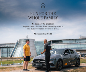 Advert: https://www.mercedes-benzworld.co.uk/visit/