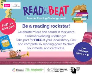 Advert: https://www.inspireculture.org.uk/reading-information/childrens-library/summer-reading-challenge/