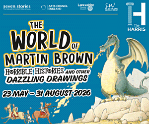 Advert: https://theharris.org.uk/whats-on/