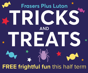 Advert: https://frasersplus.com/destinations/luton/whats-on/frightful-free-fun-this-half-term