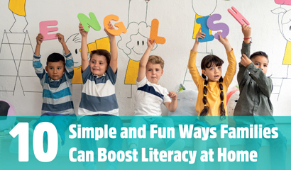  Boost literacy at home